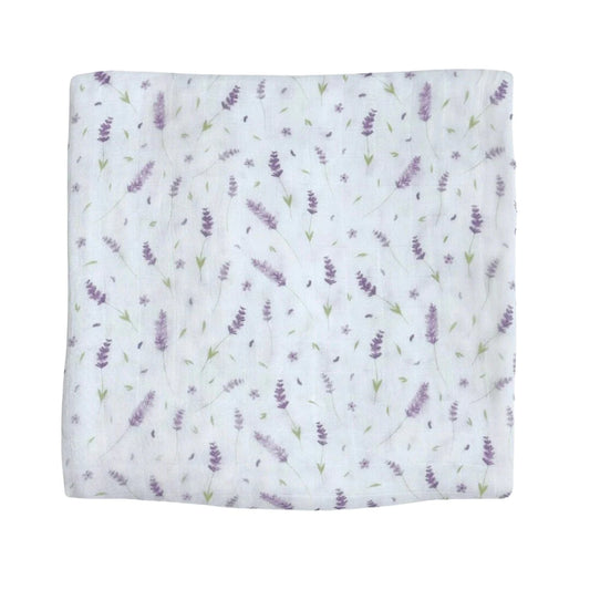 Bamboo Muslin Swaddle Blanket - French Lavender