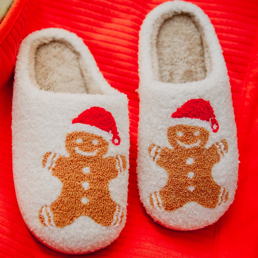 Gingerbread Man Slippers S/M