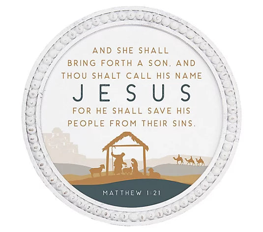 Matthew 1:21 Wall Decor