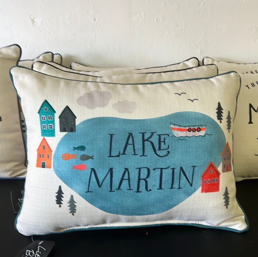 Little Birdie-Whimsical Lake Pillow-Lake Martin