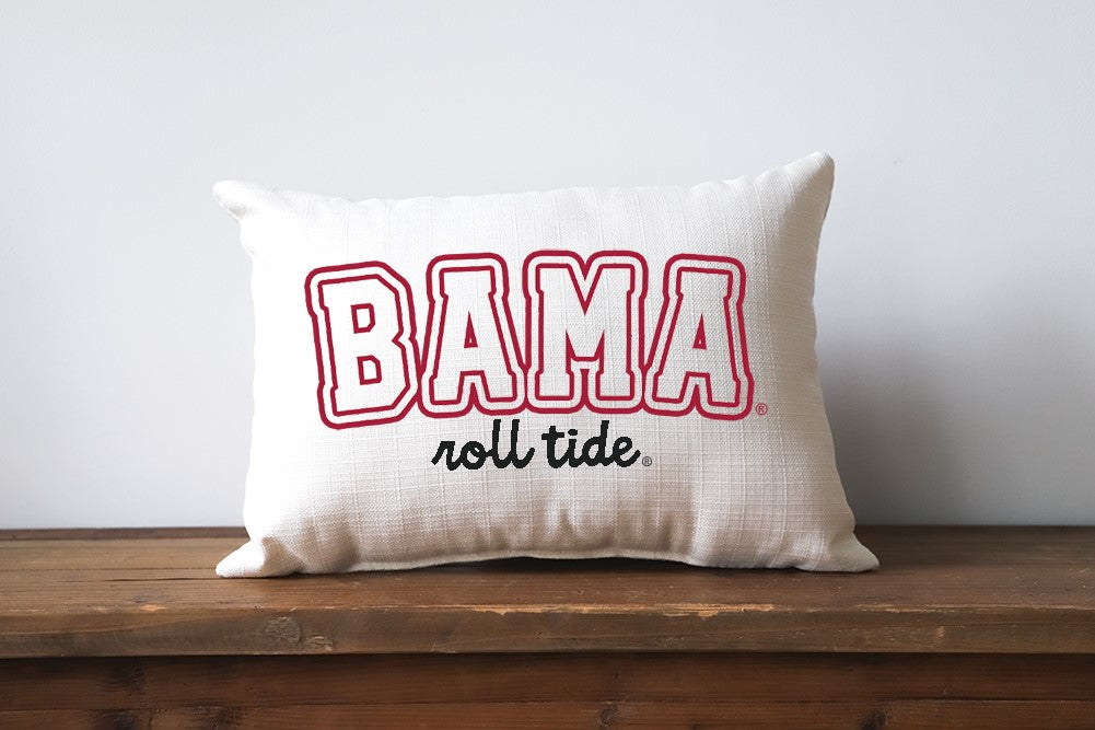 ALABAMA VARSITY COLLEGIATE PILLOW