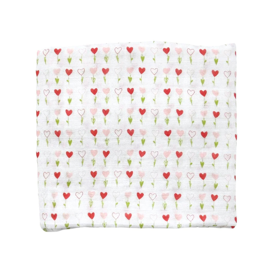 Bamboo Muslin Swaddle Blanket - Growing Love