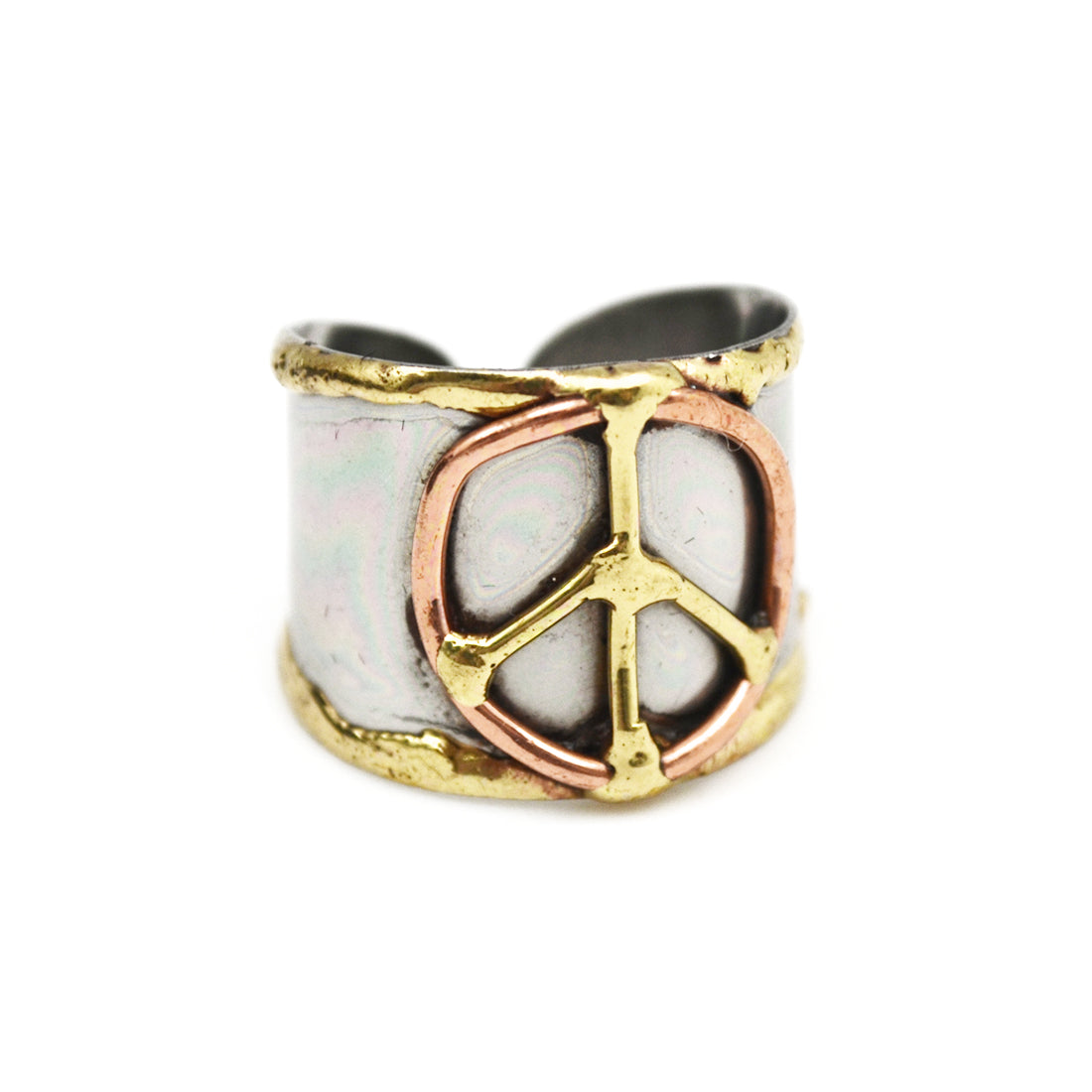 Mixed Metal Cuff Rings