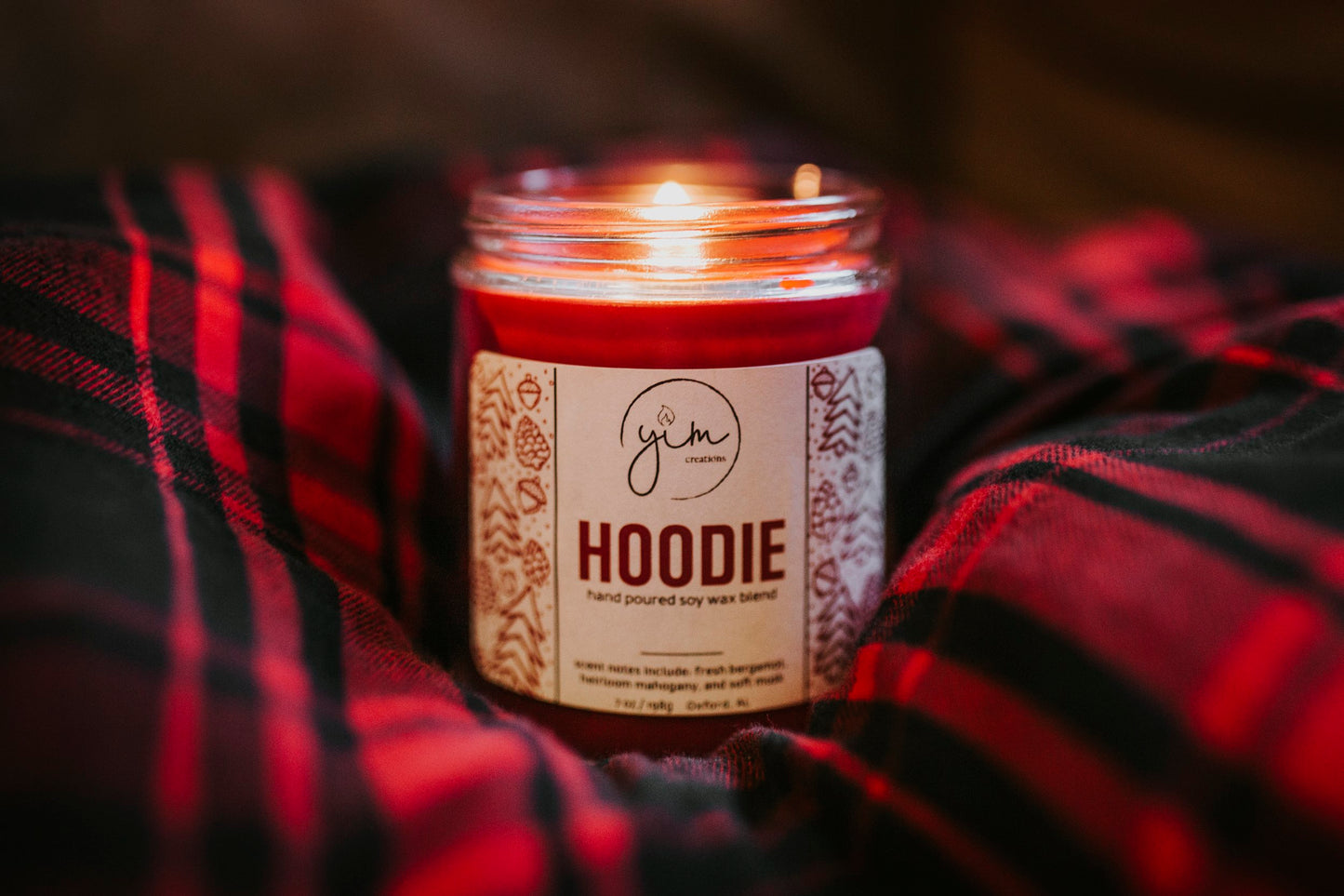 Hoodie Candle-  Yim Creations